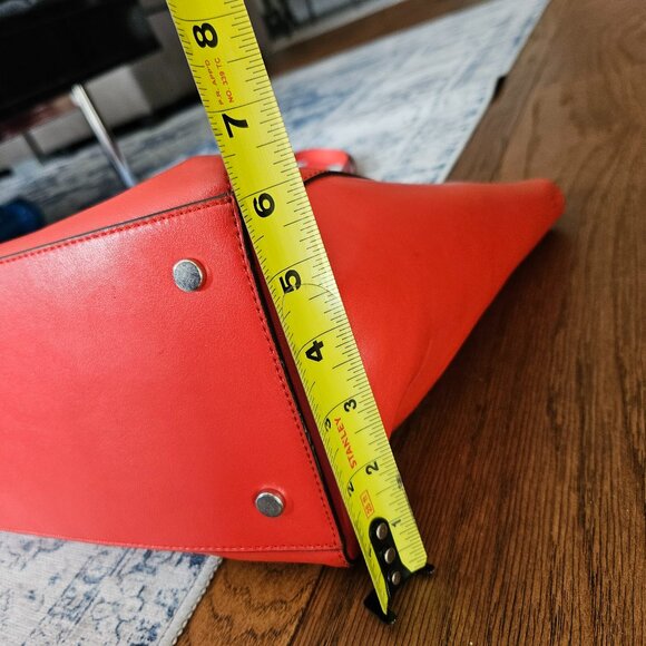 Banana Republic Large Open Leather Tote Bag in Strawberry Coral Color - Picture 13 of 13